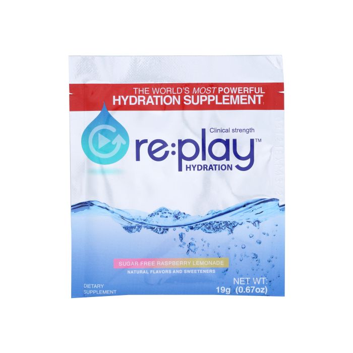 HYDRATION HEALTH PRODUCTS: Replay Rasp Lemonade Pkt, 19 gm