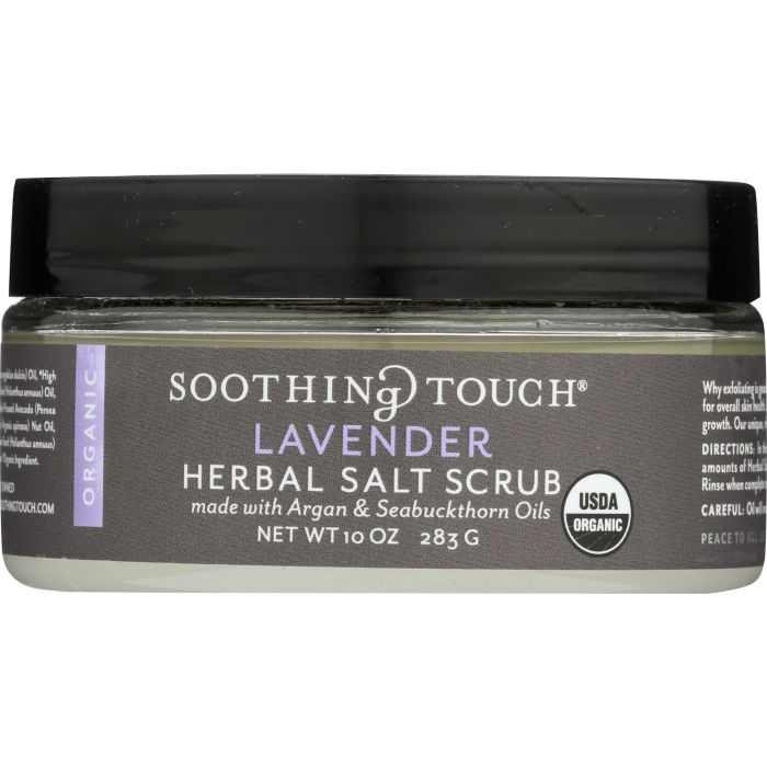 SOOTHING TOUCH: Scrub Lavender Herbl Salt, 10 oz
