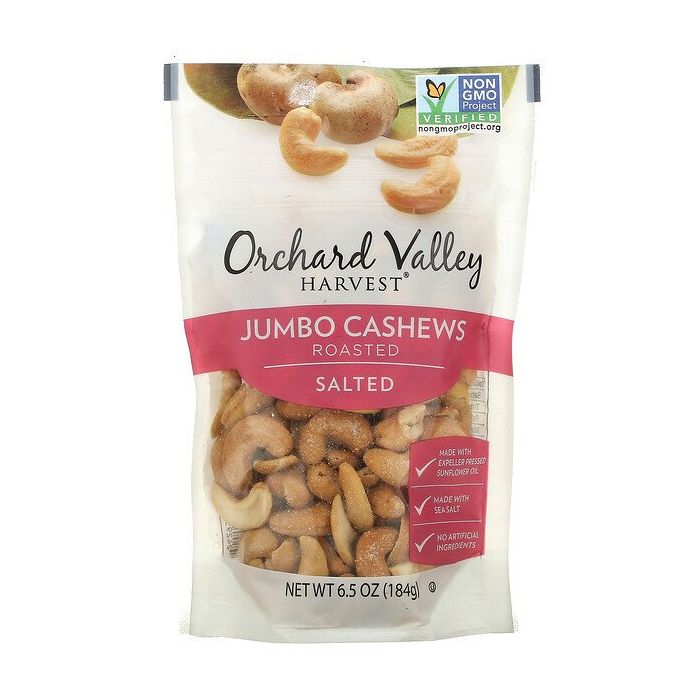 ORCHARD VALLEY HARVEST: Nuts Cashwe Jmb Sltd, 6.5 oz