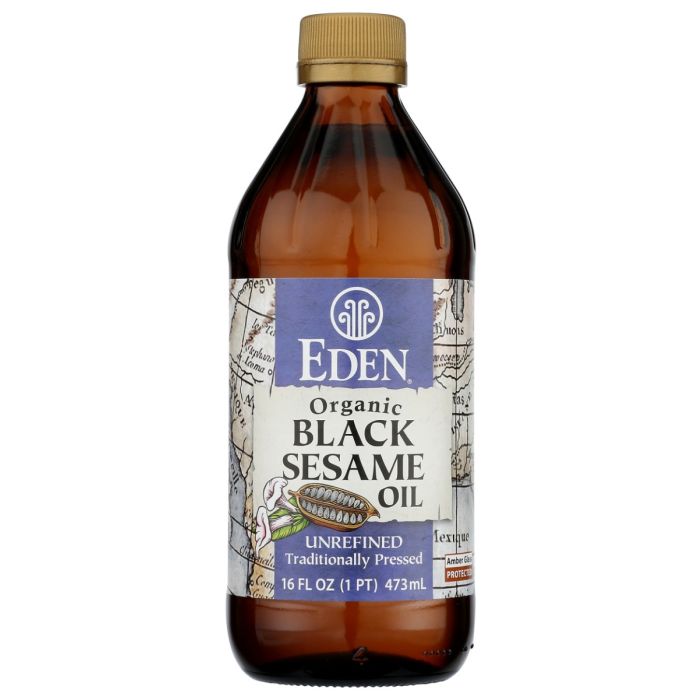 EDEN FOODS: Organic Black Sesame Oil Unrefined, 16 fo