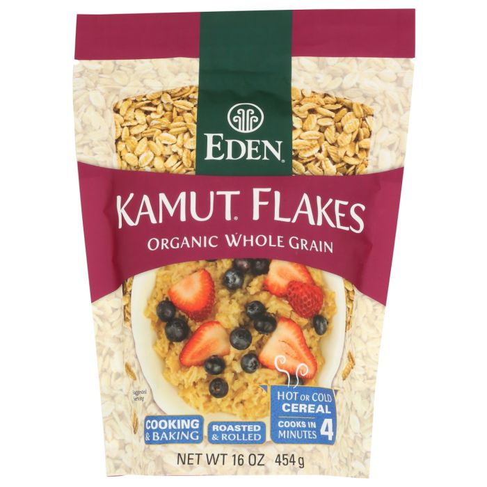 EDEN FOODS: Kamut Flakes Organic, 16 oz
