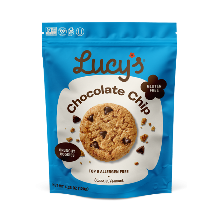 LUCY'S: Cookies Choco Chip, 4.25 oz
