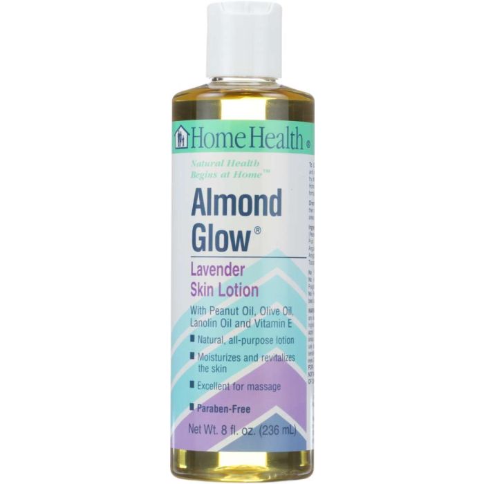 HOME HEALTH: Almond Glow Skin Lotion Lavender, 8 Oz