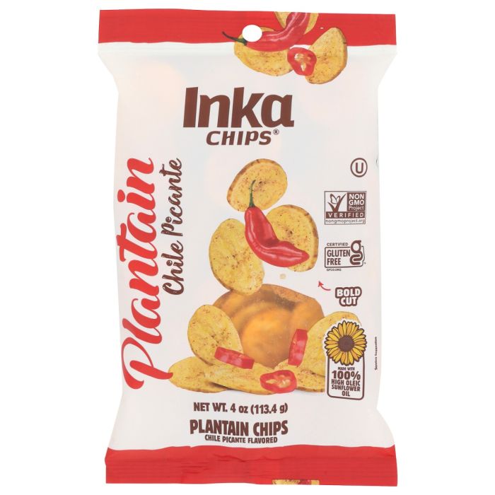INKA: Plantain Chips Chile Picante Flavor, 3.5 oz