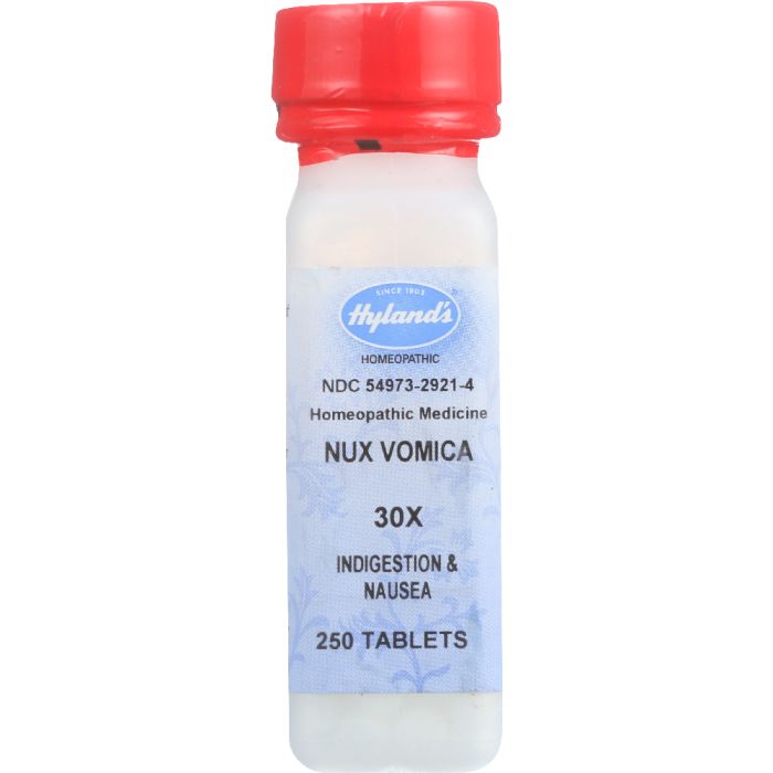 HYLAND: Nux Vomica Homeopathic Medicine 30X, 250 Tb