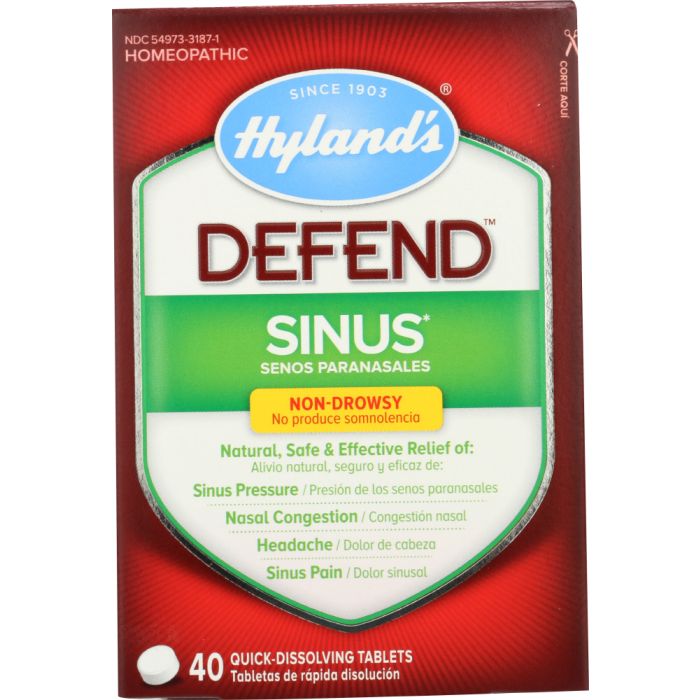HYLAND: Sinus Defend, 40 tablets