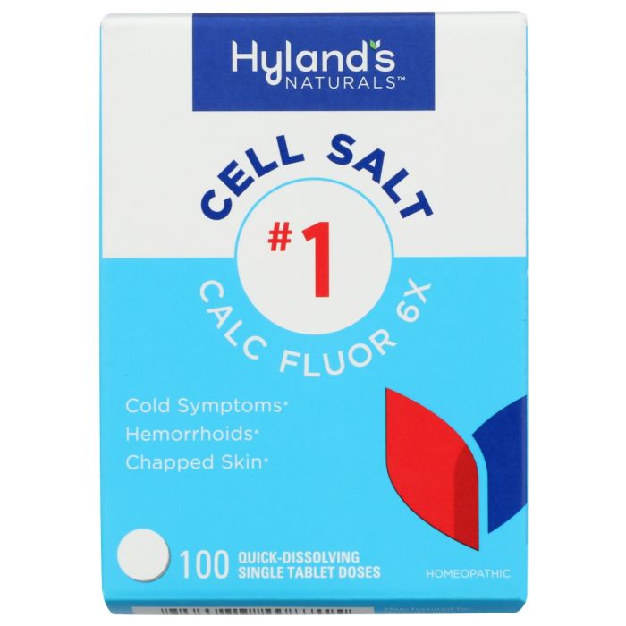 HYLAND: Cell Salt No. 1 Calc Fluor 6X, 100 tb