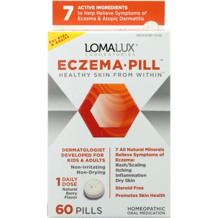 LOMA LUX LABORATORIES ACNE PILL: Eczema Relief Supplement, 60 tb