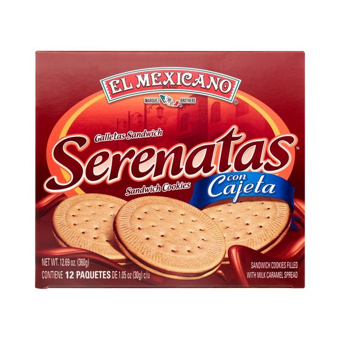 EL MEXICANO: Cookie Serentas Con Cajta, 12.69 oz