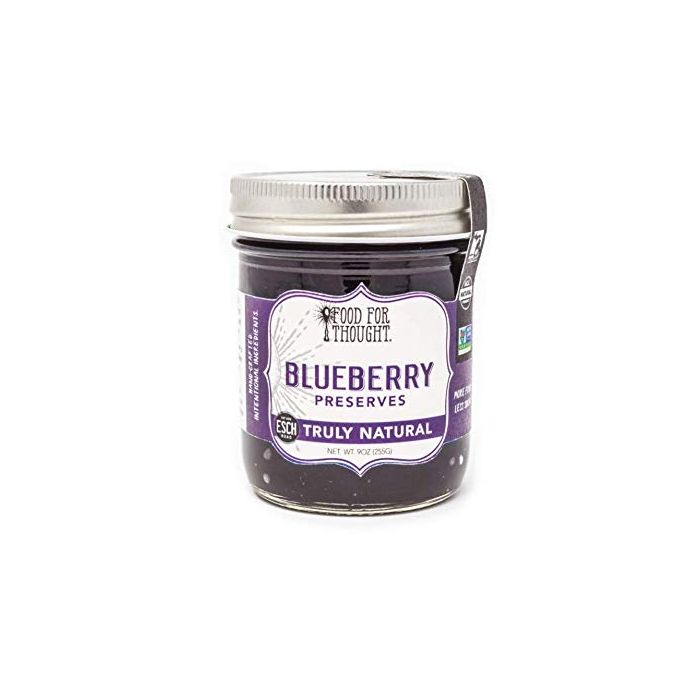 FOOD FOR THOUGHT: Preserves Blueberry Nat, 9 oz