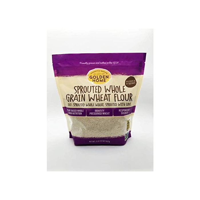 GOLDEN HOME: Flour Whole Wheat Sproute, 2 lb
