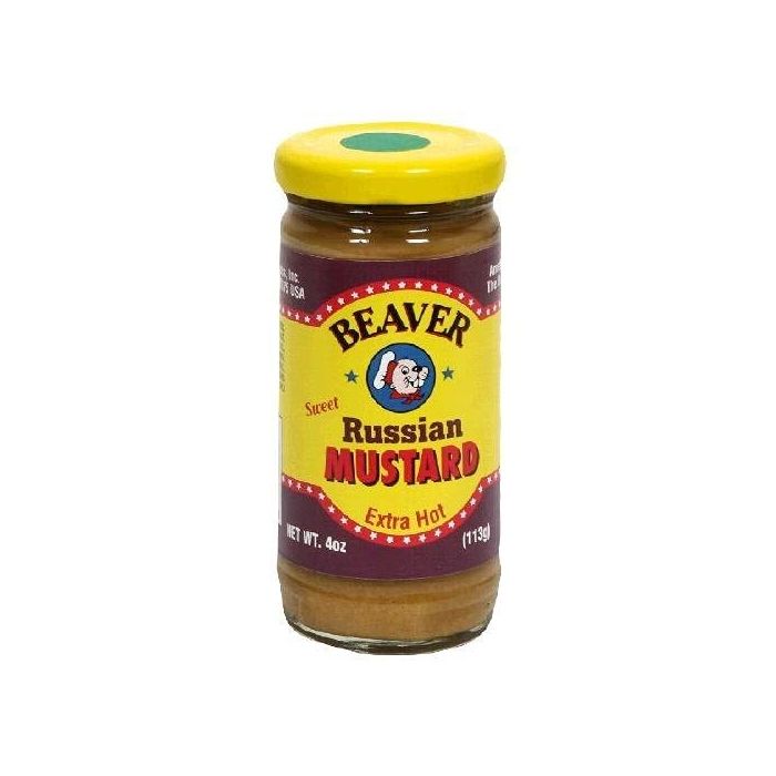 BEAVER: Russian Mustard Extra Hot, 4 oz