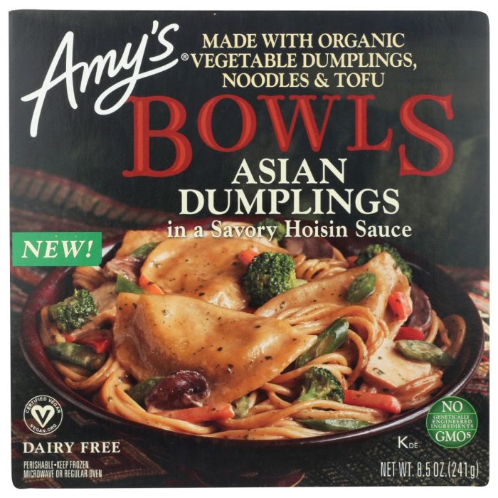 AMYS: Asian Dumplings Bowl, 8.50 oz