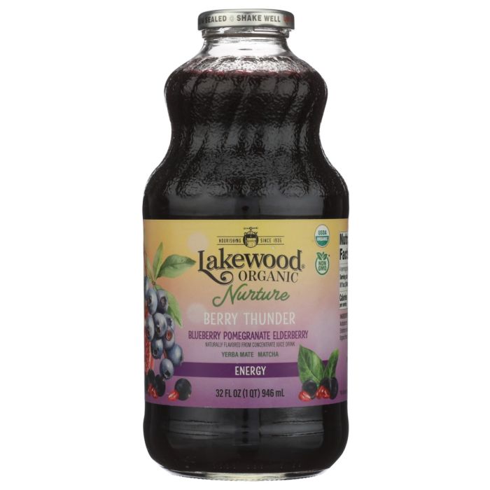 LAKEWOOD: Berry Thunder Organic Juice, 32 fo