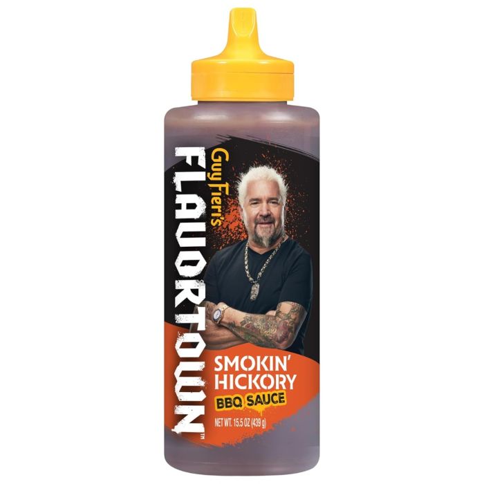 FLAVORTOWN: Smokin Hickory Bbq Sauce, 15.5 fo