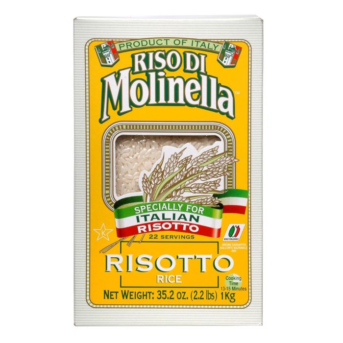 MANTOVA: Riso Di Molinella Risotto Rice, 35.2 oz