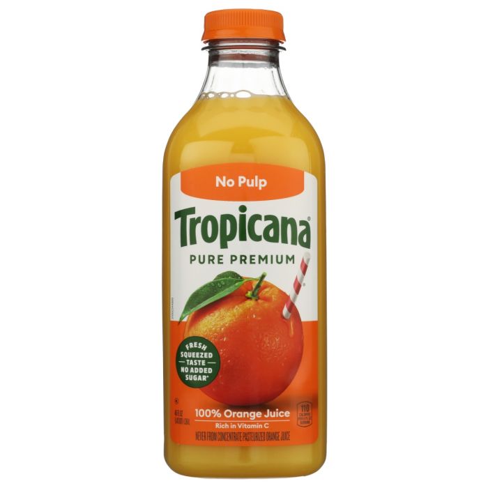 TROPICANA: Pure Premium Original No Pulp Orange Juice, 46 fo