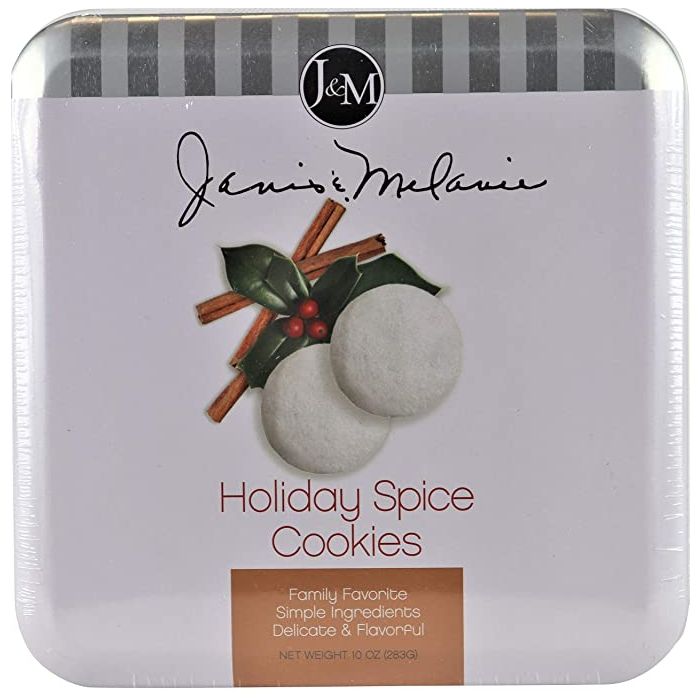 JM FOODS: Cookie Holiday Spice Gift Tin, 10 oz