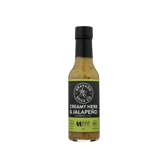 BRAVADO SPICE: Sauce Hot Herb Jalapeno, 5 FO