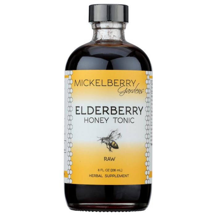 MICKELBERRY  GARDENS: Tonic Elderberry Honey, 8 fo