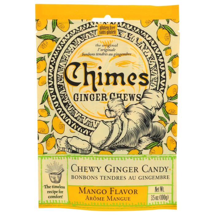 CHIMES: Ginger Mango Chews, 3.5 oz