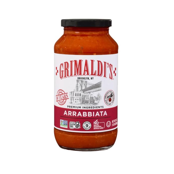 GRIMALDIS: Arrabbiata Sauce, 24 oz