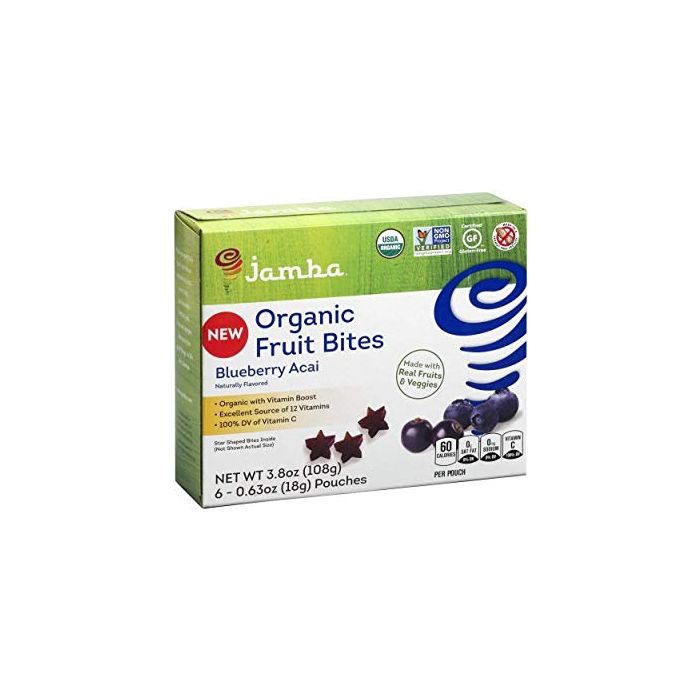 JAMBA: Organic Fruit Bites Blueberry Acai, 3.8 oz