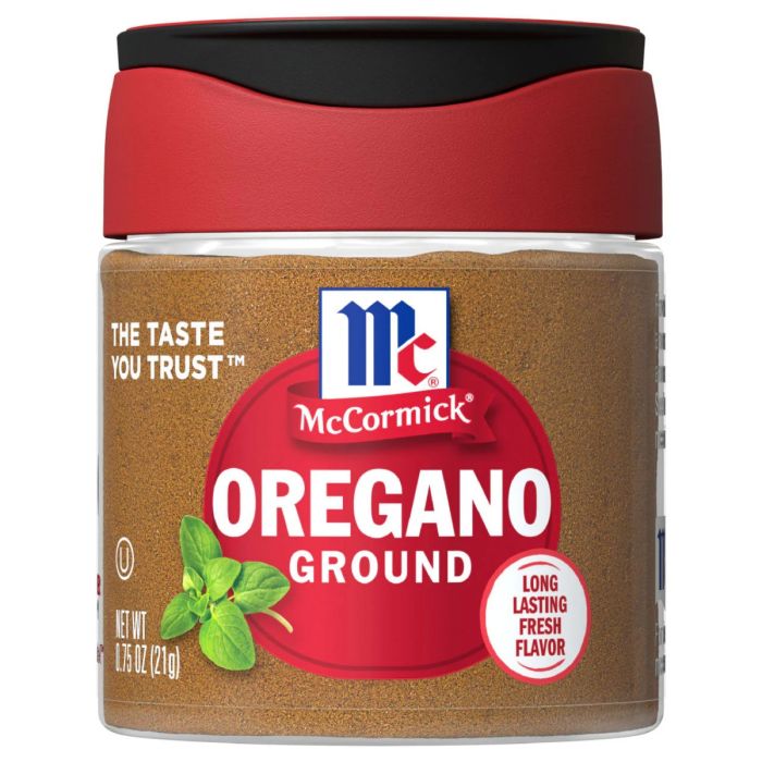 MC CORMICK: Ground Oregano, 0.75 oz