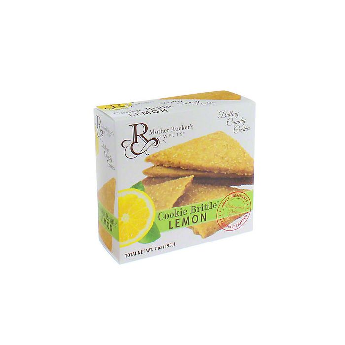 MOTHER RUCKERS SWEETS: Cookie Lemon Britlle, 7 oz