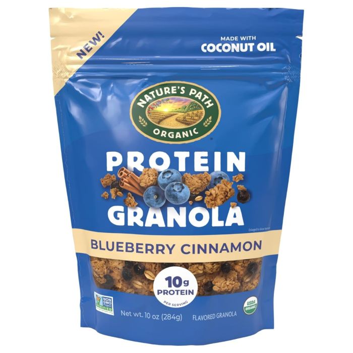NATURES PATH: Organic Blueberry Cinnamon Protein Granola, 10 oz