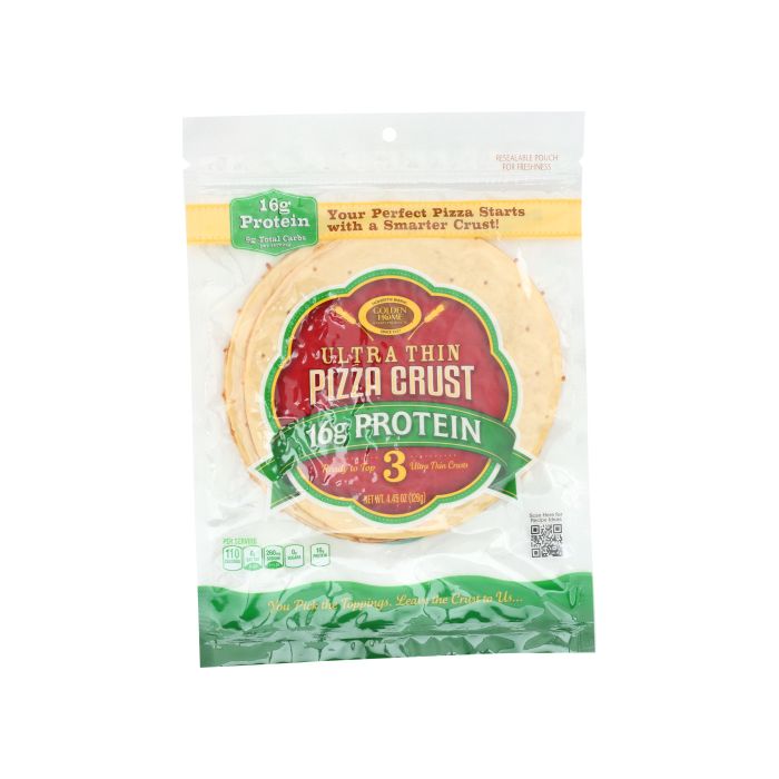 GOLDEN HOME: Crust Pizza 18G Prtn 7In, 4.45 OZ