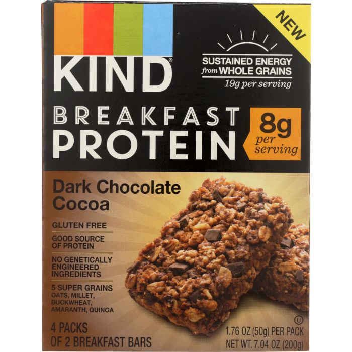 KIND: Dark Chocolate Protein Bar 4-1.76 oz, 7.04 oz
