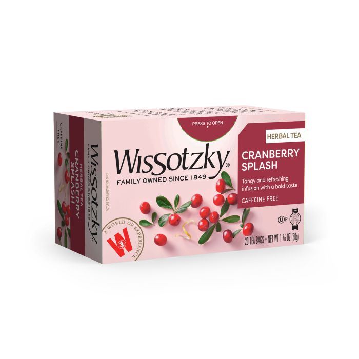 WISSOTZKY: Tea Cranberry Splash, 20 bg