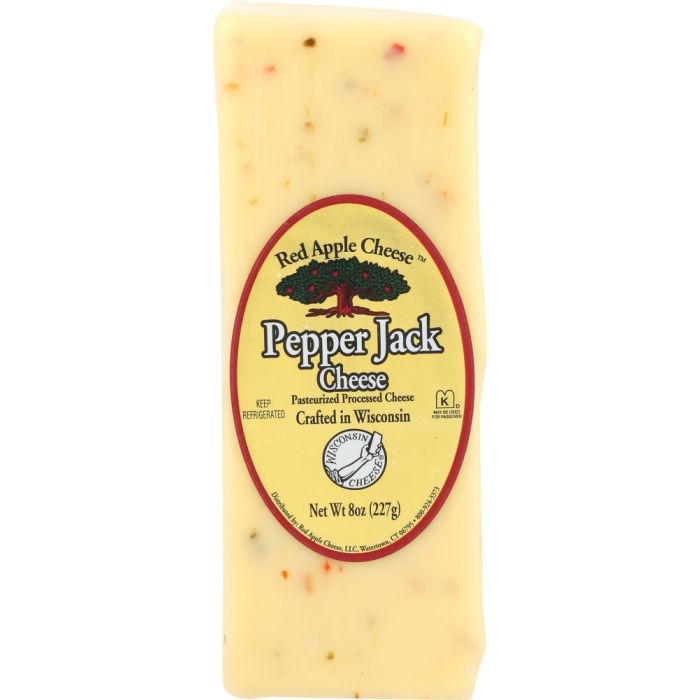 RED APPLE : Pepper Jack Cheese, 8 oz
