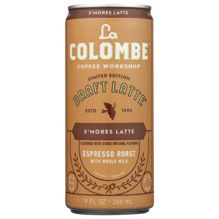 LA COLOMBE: S'mores Draft Latte, 9 fo