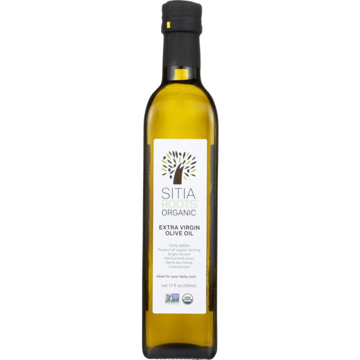GAEA NORTH AMERICA: Sitia Roots Organic Extra Virgin Olive Oil, 17 oz