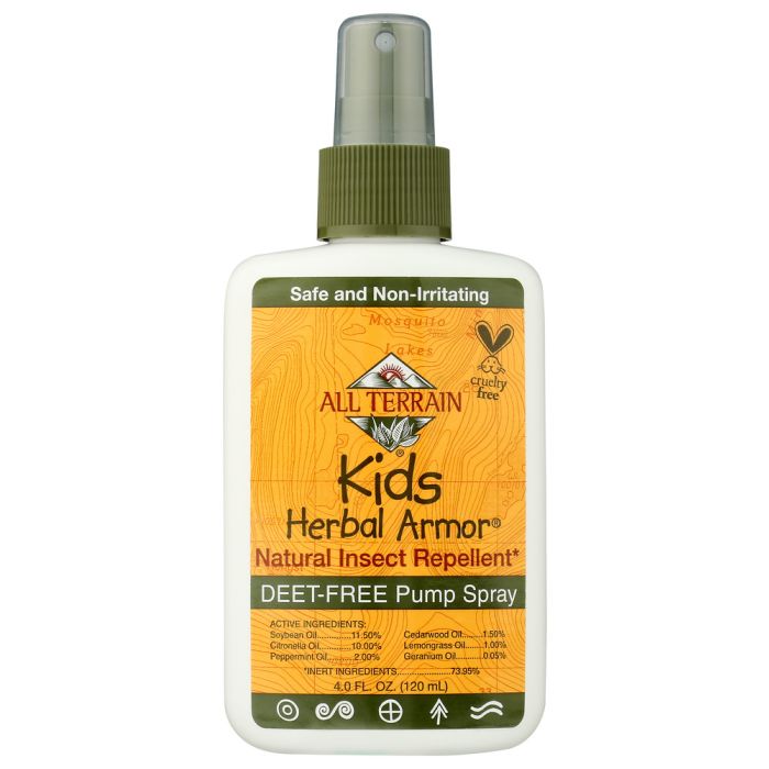 ALL TERRAIN: Kids Herbal Armor DEET-free Natural Insect Repellent, 4 oz