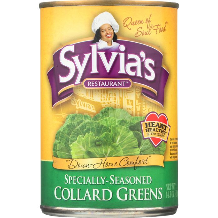 SYLVIAS: Specially Seasoned Collard Greens, 14.5 oz