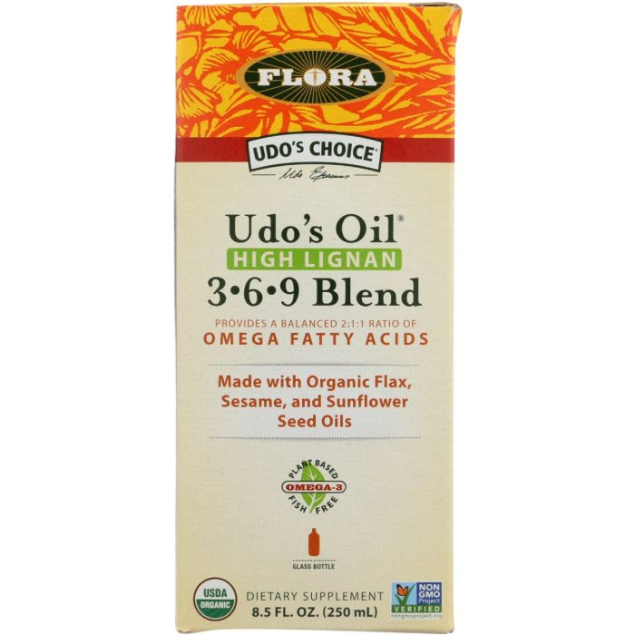 FLORA HEALTH: Udos Oil 3 6 9 Blend, 8.5 fo