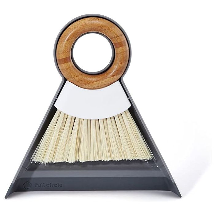 FULL CIRCLE HOME: Brush Dstpan Mini White, 1 ea