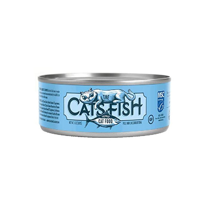 THE CATS FISH: Cat Food Can Tuna, 5 oz