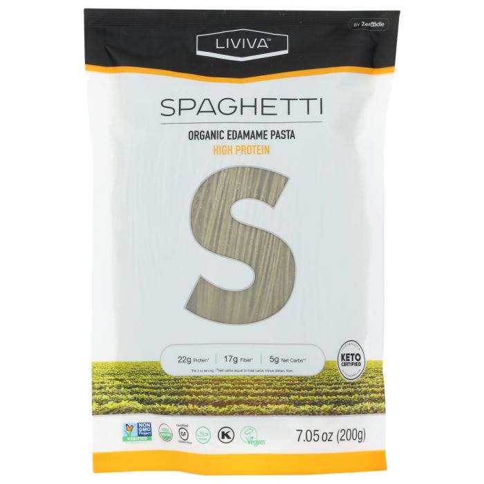 LIVIVA: Organic Edamame Spaghetti, 7.05 oz