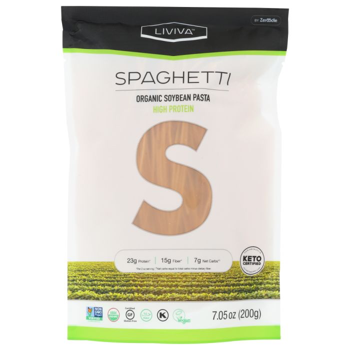 LIVIVA: Organic Soybean Spaghetti, 7.05 oz