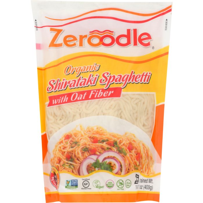 ZEROODLE: Spaghetti Pasta with Oat Fiber, 14 oz