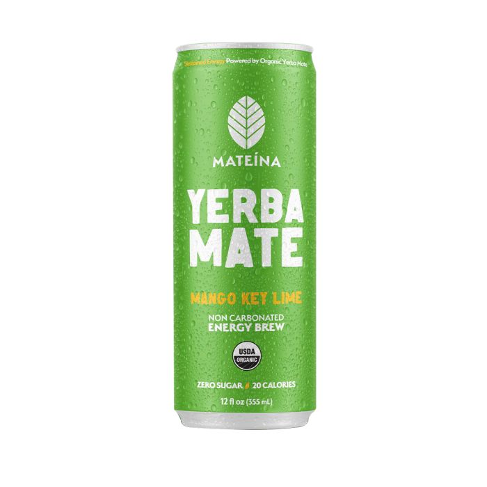 MATEINA: Mango Key Lime Yerba Mate Tea, 12 fo