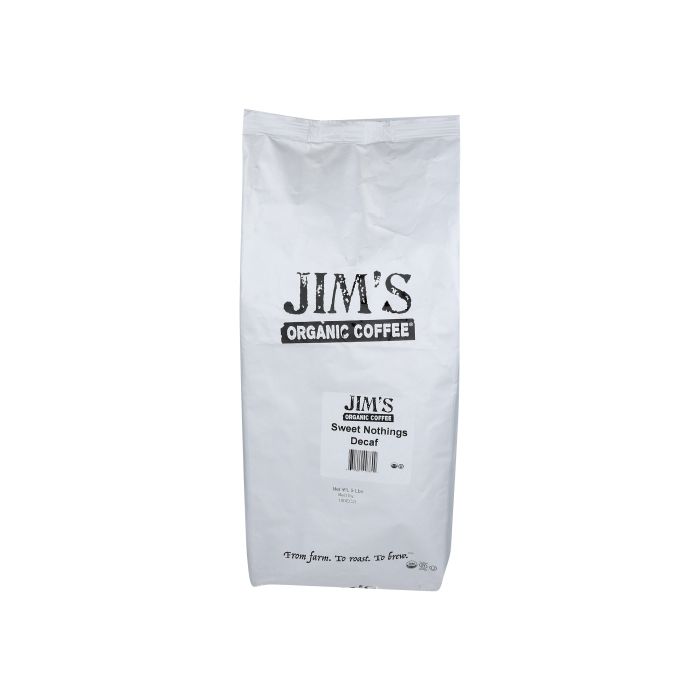 JIMS ORGANIC COFFEE: Organic Sweet Nothings Decaf Coffee, 5 lb