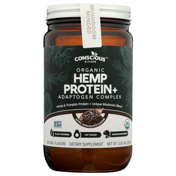 CONSCIOUS KITCHEN: Hemp Protein Aztec Chocolate Organic, 280 gm