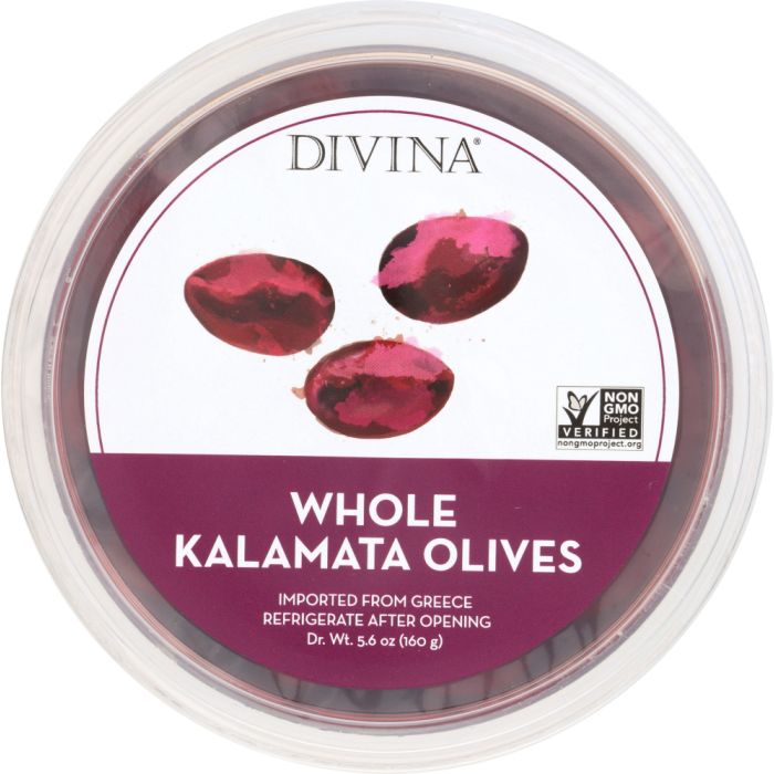 DIVINA: Olive Kalamata Whole Natural, 5.6 oz