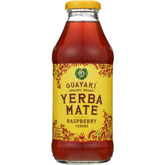 GUAYAKI: Organic Yerba Mate Raspberry Terere, 16 oz
