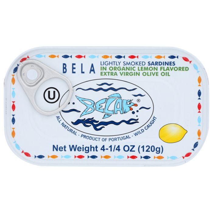 BELA: Sardines In Lemon Sauce, 4.25 oz